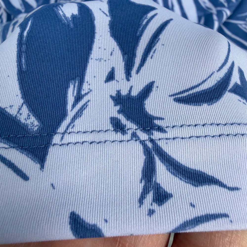 Columbia PFG Freezer Dress Womens-XL Blue Tropical Floral Palm - Picture 7 of 10